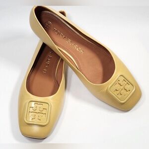 Tory Burch Georgia Square Toe Ballet Flat, 5.5 women’s